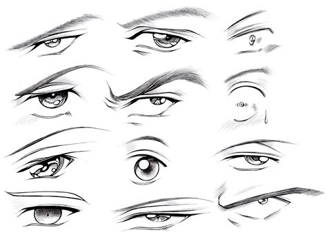 anime eyes male